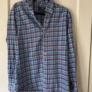 Vineyard Vines Men's Multicolor Plaid Shirt